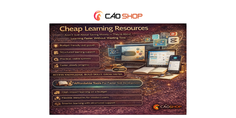 Cheap Learning Resources Aren’t Just About Saving Money — They’re About Learning Faster Without Wasting Time