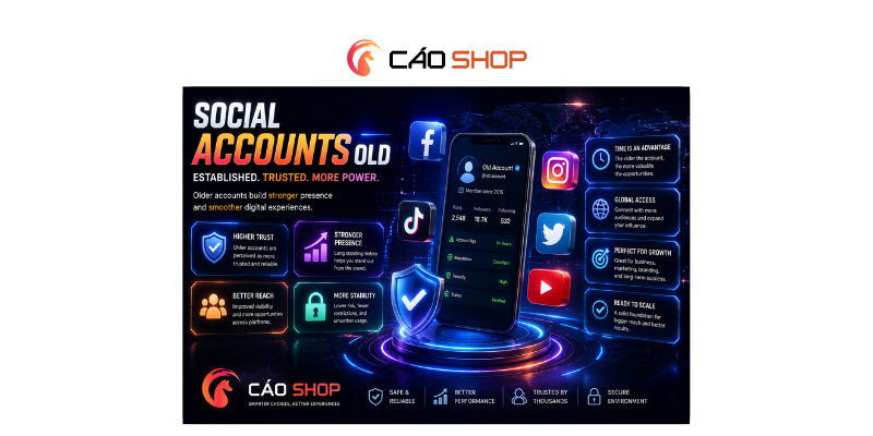 How Social Accounts Old Improve Online Stability