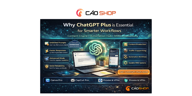 ChatGPT Plus Account: Why It’s the Core Tool Behind Modern Digital Work