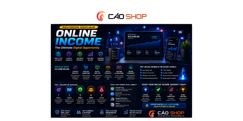 Why Online Income Is Becoming the Ultimate Digital Opportunity