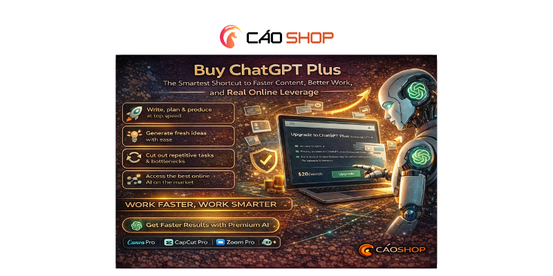 Buy ChatGPT Plus: The Smartest Shortcut to Faster Content, Better Work, and Real Online Leverage