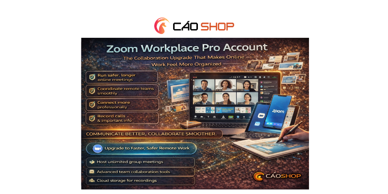 Zoom Workplace Pro Account: The Collaboration Upgrade That Makes Online Work Feel More Organized