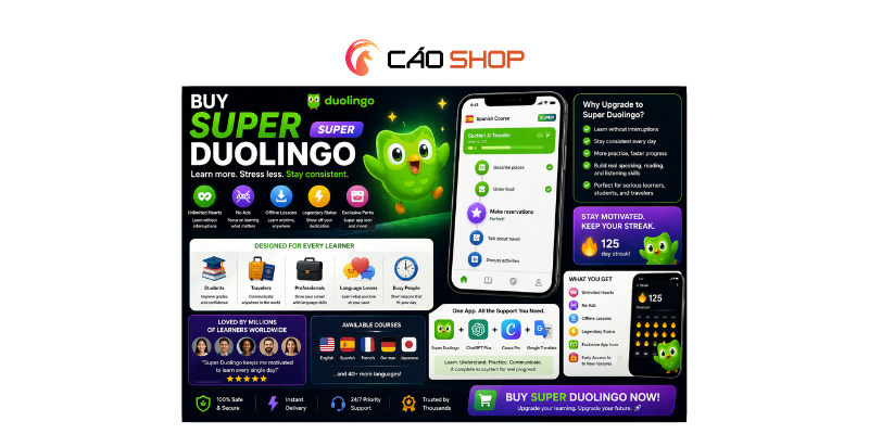 Buy Super Duolingo: The Premium Upgrade That Makes Daily Language Learning Easier to Keep