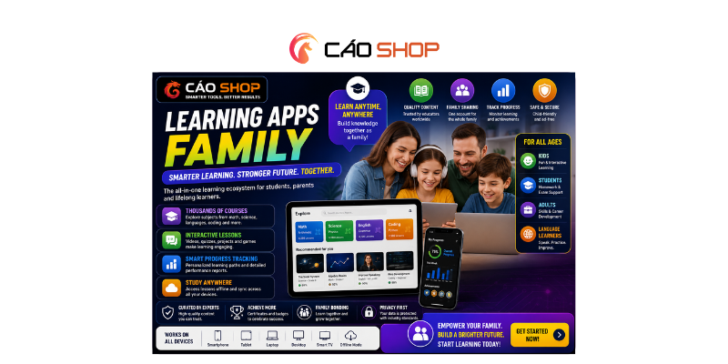 Learning Apps Family: The Smarter Learning Ecosystem for Everyone
