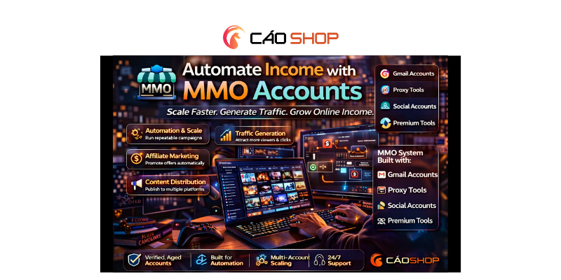 MMO Accounts Are the Real Shortcut Behind Online Income Systems