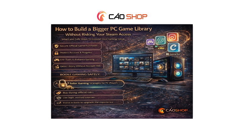 How to Build a Bigger PC Game Library Without Risking Your Steam Access