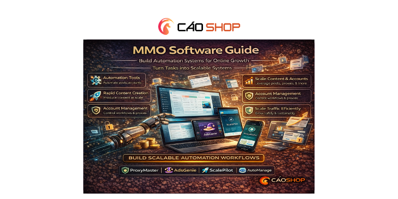 MMO Software Isn’t Just Tools — It’s the Infrastructure Behind Online Scale