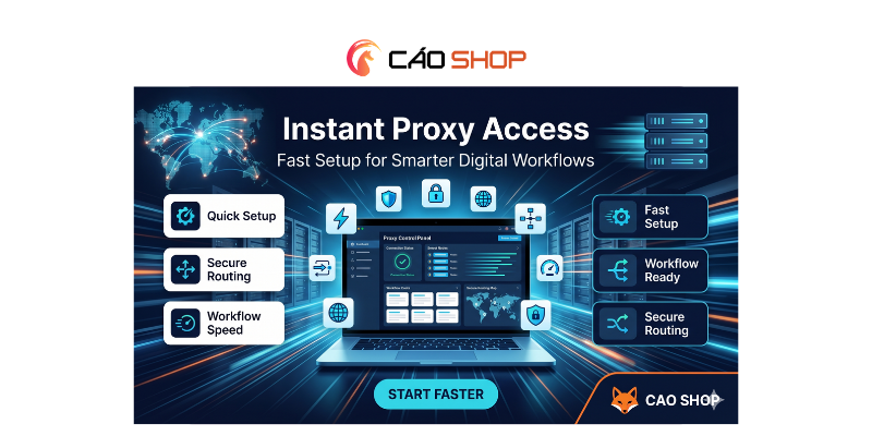 Instant Proxy Access: Why Speed Matters When Digital Work Cannot Wait
