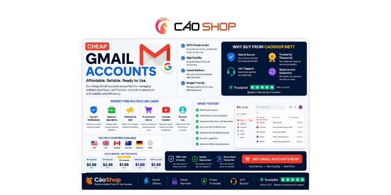 Cheap Gmail Accounts: Why Smart Buyers Focus on Stability, Not Just Low Cost