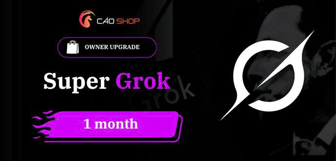 Super Grok - 1 month - Owner Upgrade - Full Warranty