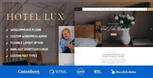 hotel lux theme wordpress
